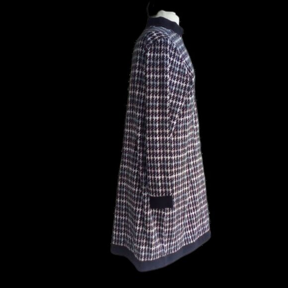 Susan Graver Dress Jacquard Sweater Knit Houndstooth Pattern Neutral Colors XL - Picture 4 of 12